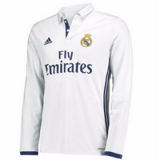 Maillot Real Madrid Manche Longue Domicile 2016 2017