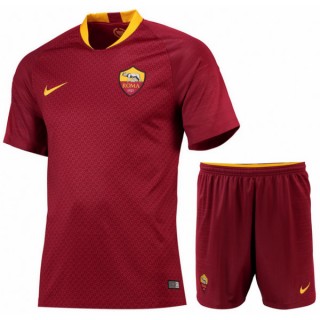 2018 2019 Ensemble Foot AS Roma Enfant Junior Rome Maillot Short Domicile