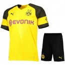 2018 2019 Ensemble Foot Dortmund BVB Enfant Junior Maillot Short Domicile