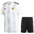 2018 2019 Ensemble Foot Enfant Argentine Maillot Short Coupe Du Monde Domicile