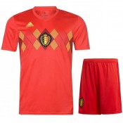 2018 2019 Ensemble Foot Enfant Belgique Maillot Short Coupe Du Monde Domicile