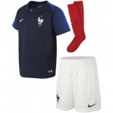 2018 2019 Ensemble Foot Enfant Equipe de France 2018 Maillot Short Chaussettes Domicile