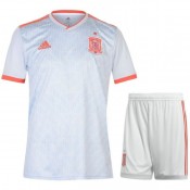 2018 2019 Ensemble Foot Enfant Espagne Maillot Short Coupe Du Monde Extérieur