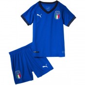 2018 2019 Ensemble Foot Enfant Italie Domicile Maillot Short