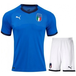 2018 2019 Ensemble Foot Enfant Italie Maillot Short Domicile