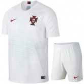 2018 2019 Ensemble Foot Enfant Portugal Maillot Short Coupe Du Monde Extérieur