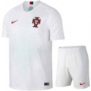 2018 2019 Ensemble Foot Enfant Portugal Maillot Short Coupe Du Monde Extérieur