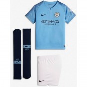 2018 2019 Ensemble Foot Manchester City Enfant Maillot Short Chaussettes Domicile