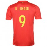 2018 2019 Homme Maillot Belgique LUKAKU Coupe du Monde Domicile