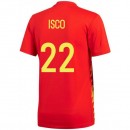 2018 2019 Homme Maillot Espagne ISCO Coupe du Monde Domicile