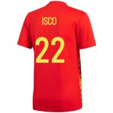 2018 2019 Homme Maillot Espagne ISCO Coupe du Monde Domicile