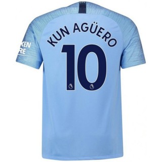 2018 2019 Homme Maillot Manchester City AGUERO Domicile 2018 2019