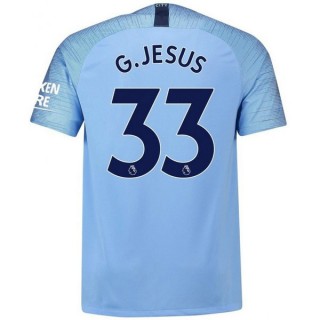 2018 2019 Homme Maillot Manchester City GABRIEL JESUS Domicile 2018 2019