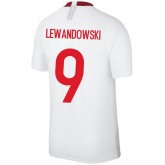 2018 2019 Homme Maillot Pologne LEWANDOWSKI Domicile Coupe du Monde