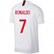 2018 2019 Homme Maillot Portugal RONALDO Extérieur Coupe du Monde