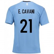 2018 2019 Homme Maillot Uruguay CAVANI Coupe du Monde Domicile