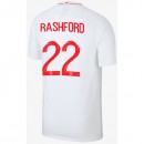 2018 2019 Homme Maillot de Foot Angleterre RASHFORD Officiel Domicile Coupe du Monde