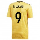 2018 2019 Homme Maillot de Foot Belgique LUKAKU Coupe du Monde Extérieur