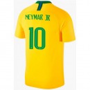 2018 2019 Homme Maillot de Foot Bresil NEYMAR Officiel Domicile Coupe du Monde