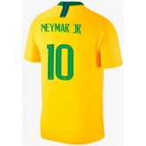 2018 2019 Homme Maillot de Foot Bresil NEYMAR Officiel Domicile Coupe du Monde