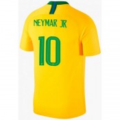 2018 2019 Homme Maillot de Foot Bresil NEYMAR Officiel Domicile Coupe du Monde