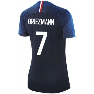 2018 2019 Maillot Equipe de France GRIEZMANN #7 Femme Coupe Du Monde Domicile