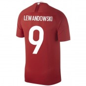 2018 2019 Maillot Pologne Enfant LEWANDOWSKI Extérieur Coupe du Monde