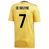 2018 2019 Maillot de Foot Belgique Enfant DE BRUYNE Coupe du Monde Extérieur