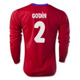 Maillot Atletico De Madrid Ml Godin Domicile 2015 2016