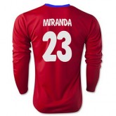 Maillot Atletico De Madrid Ml Miranda Domicile 2015 2016