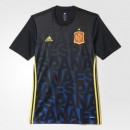 Maillot Avant-Match Espagne Bleu 2016 2017