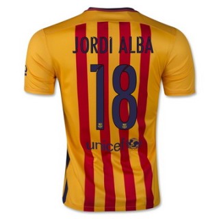 Maillot Barcelone Jordi Alba Exterieur 2015 2016