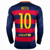 Maillot Barcelone Manche Longue Messi Domicile 2015 2016