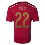 Maillot Espagne Isco Domicile 2014 2015