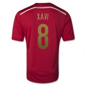 Maillot Espagne Xavi Domicile 2014 2015