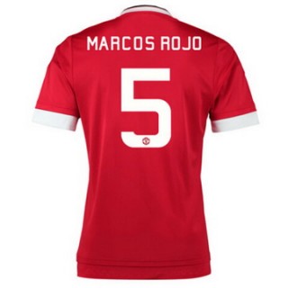 Maillot Manchester United Marcos Rojo Domicile 2015 2016