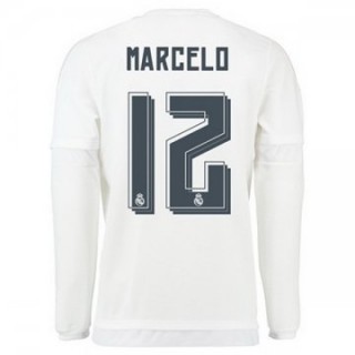 Maillot Real Madrid Manche Longue Marcelo Domicile 2015 2016