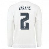 Maillot Real Madrid Manche Longue Varane Domicile 2015 2016