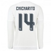 Maillot Real Madrid Manche Longue Chicharito Domicile 2015 2016