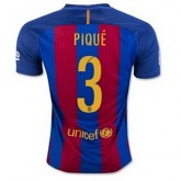 Maillot Barcelone Pique Domicile 2016 2017